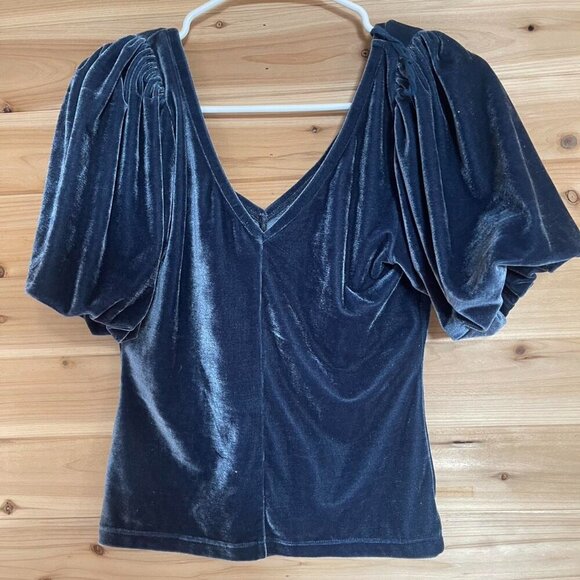 Free People - Blue Velvet Top - Picture 5 of 6